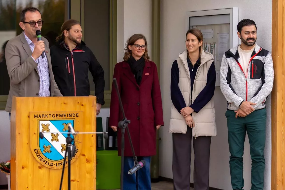 Feierliche Eröffnung des Kindergartens Eichengasse in Enzesfeld