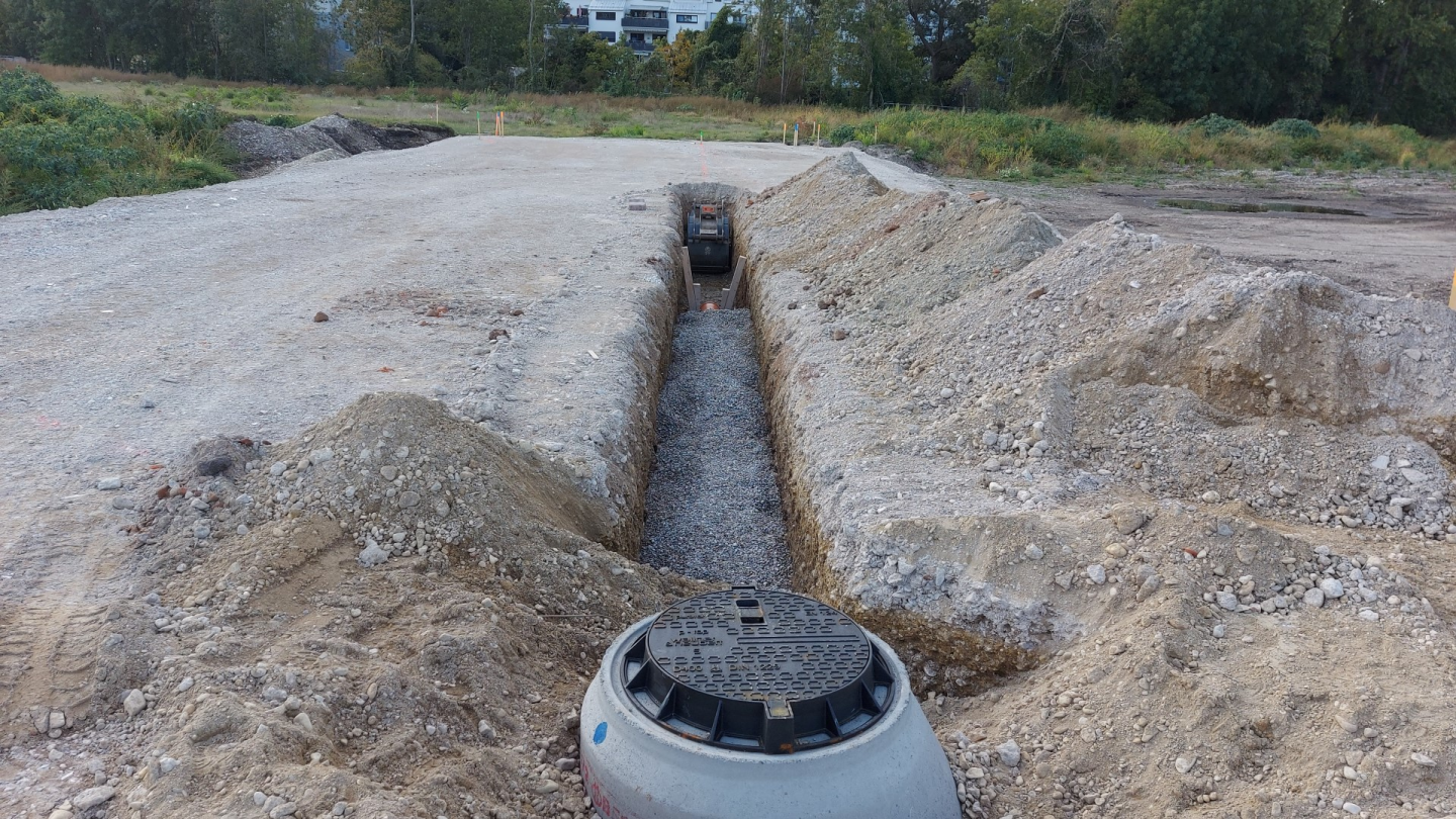 Leitungsbau Stadionareal Wiener Neustadt