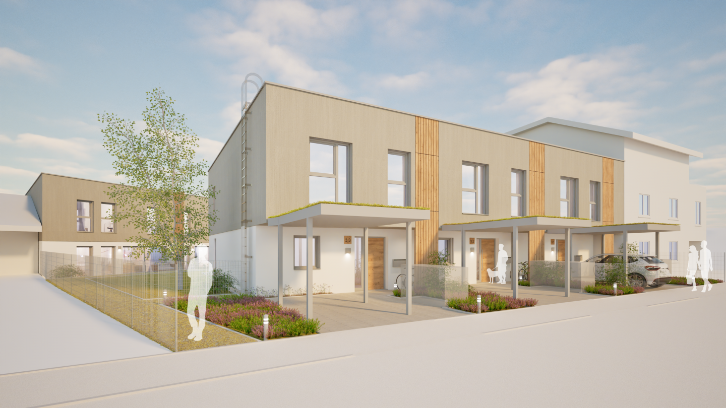 Reihenhausanlage Raketengasse Wiener Neustadt