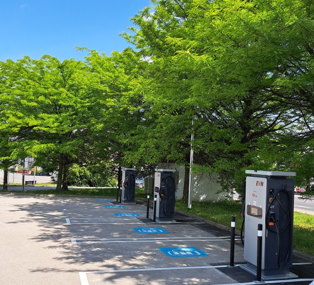 Ladestellen für Hofer Märkte