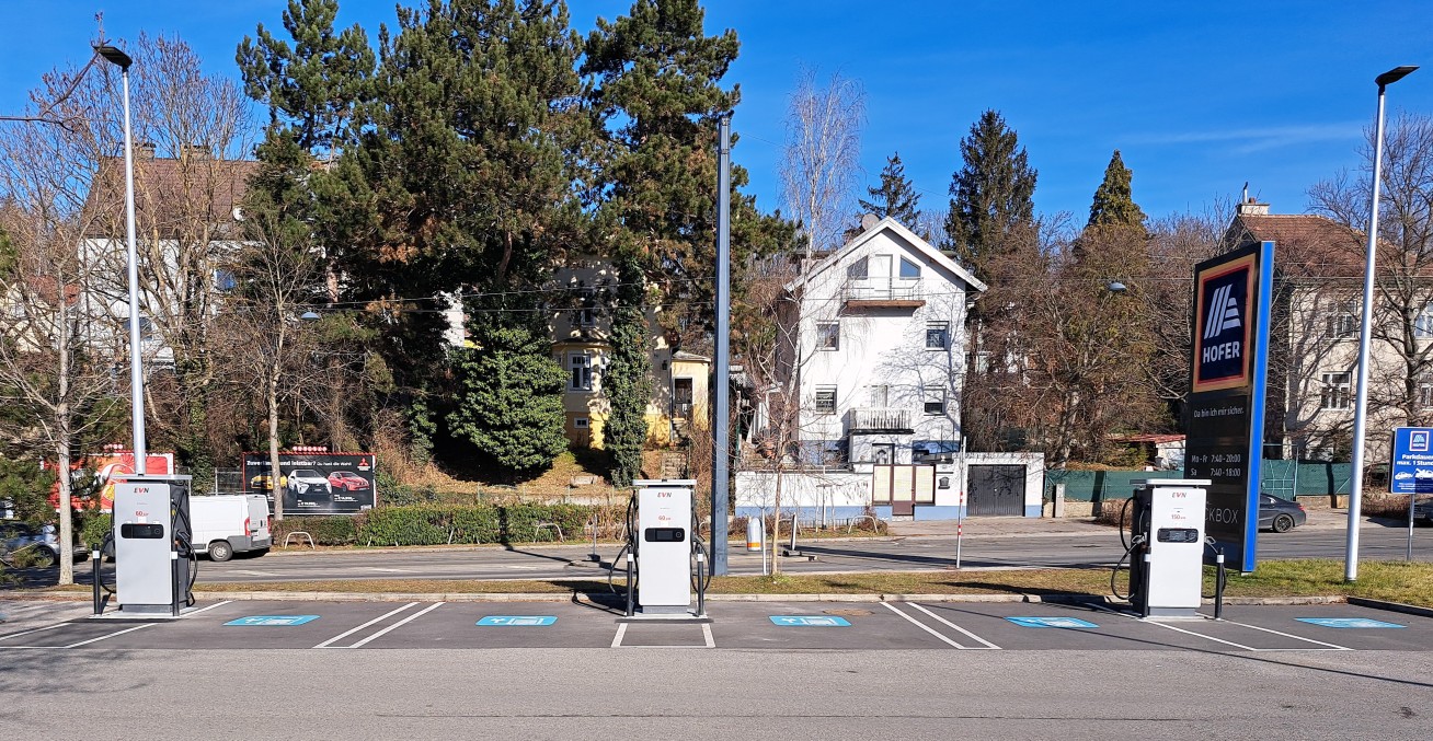 Ladestellen für Hofer Märkte